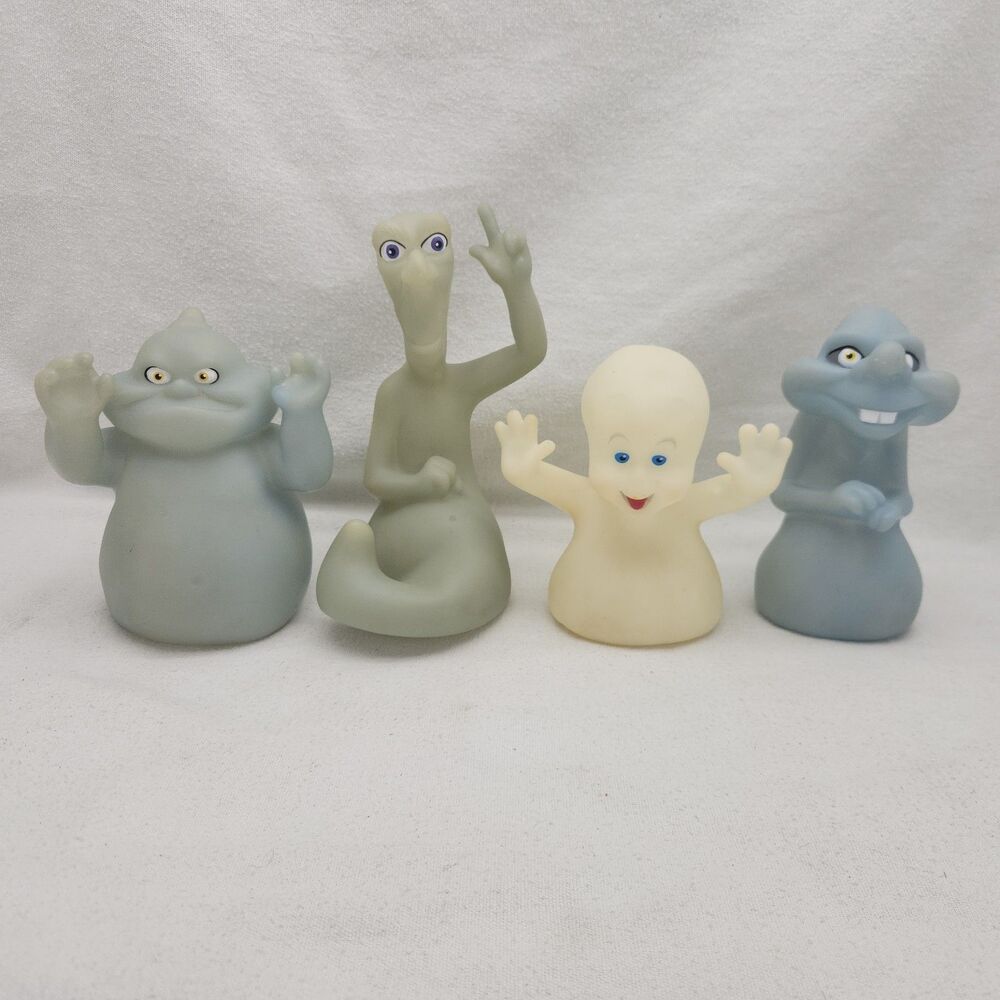 Figures Casper And Friends 1995 Pizza Hut Glow In The Dark Complete 4 Set VTG